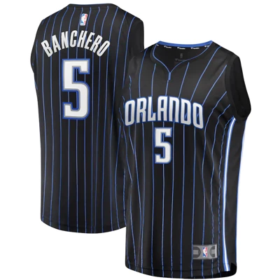 Fanatics koszulka koszykarska Replica Jersey City Edition NBA Orlando Magic Paolo Banchero black