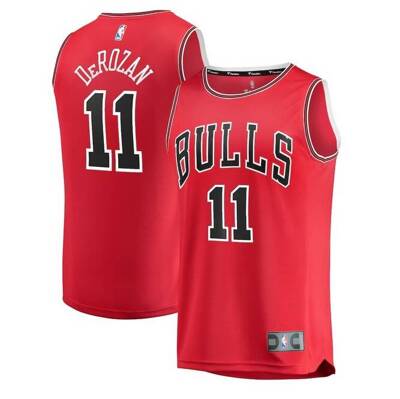 Fanatics koszulka koszykarska Replica Jersey Icon Edition NBA Chicago Bulls DeMar DeRozan red