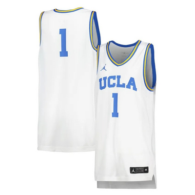 Jordan koszulka koszykarska Jersey NCAA UCLA No.1 white