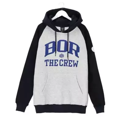 BOR sweatshirt hoody The Crew grey / navy
