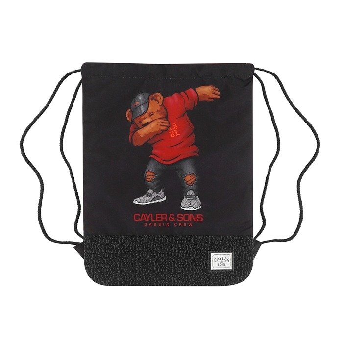 Cayler and Sons gymbag WL Dabbin' Crew black / red / mc