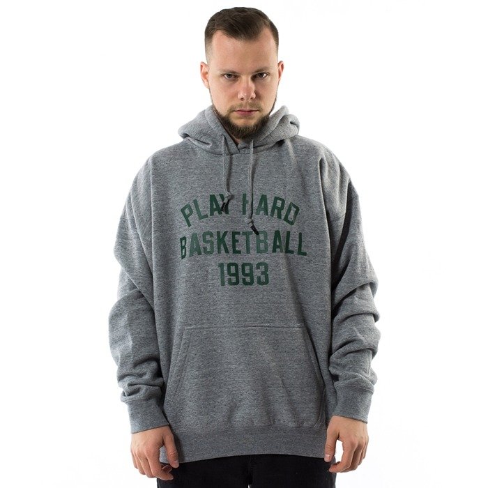 K1X sweatshirt hoody Play Hard Basketball grey