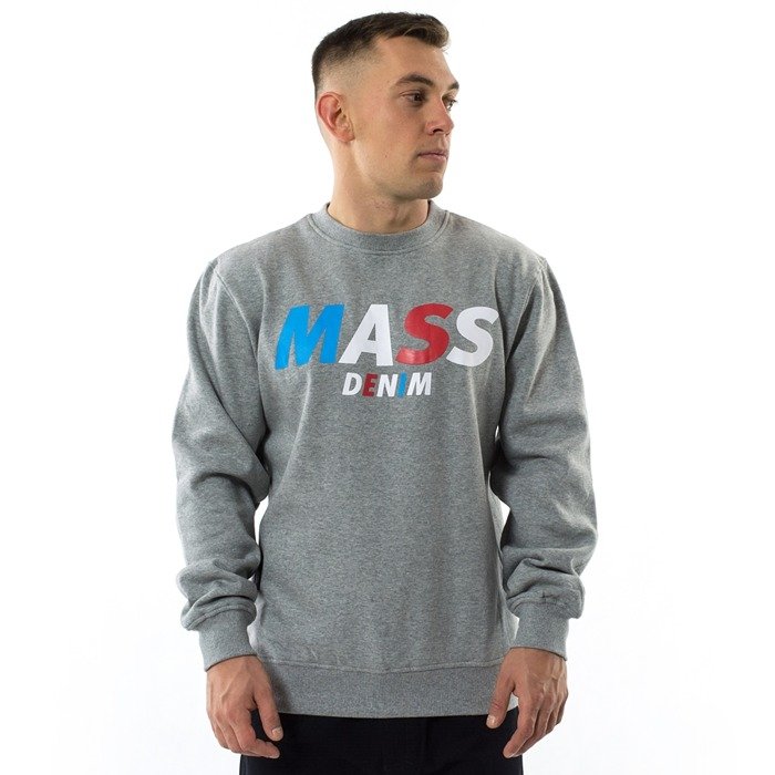 Mass Denim sweatshirt crewneck Grand medium heather grey
