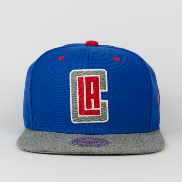 Mitchell & Ness snapback Grey Tist Los Angeles Clippers royal / grey