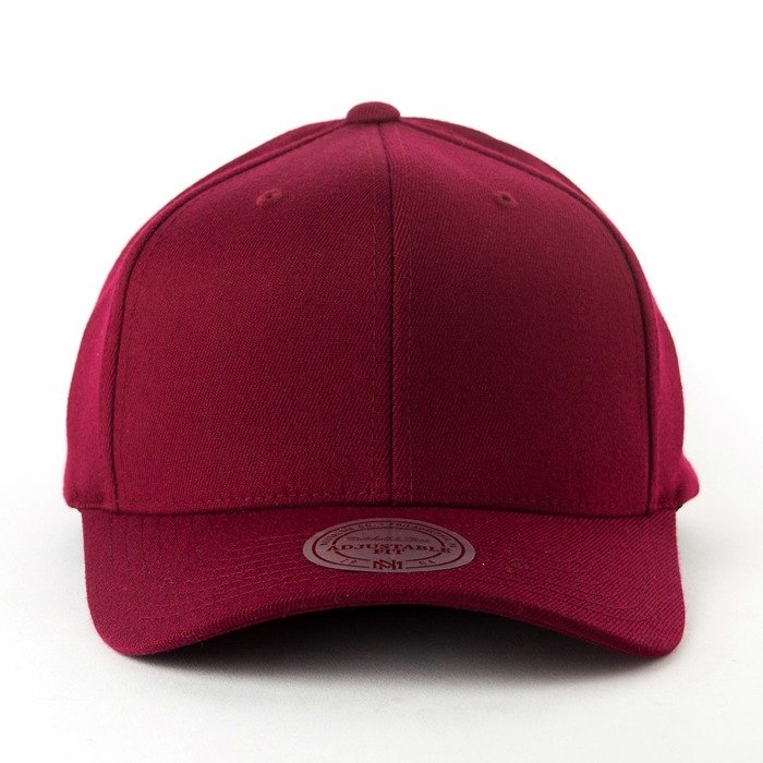 Mitchell and Ness dad cap Solid Colour Blank M&N burgundy
