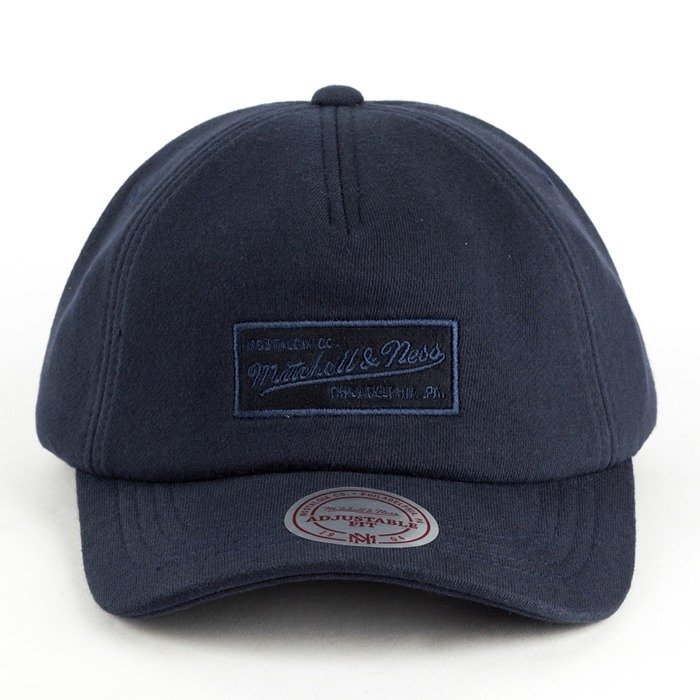 Mitchell and Ness dad cap Throwback Snapback M&N Logo navy