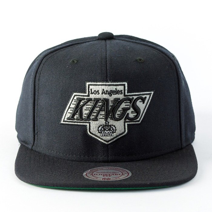 Mitchell and Ness snapback Wool Solid Los Angeles Kings black
