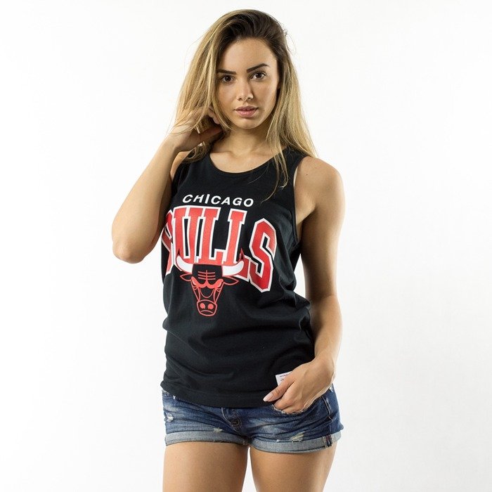 Mitchell and Ness tank top WMNS Team Arch Chicago Bulls black