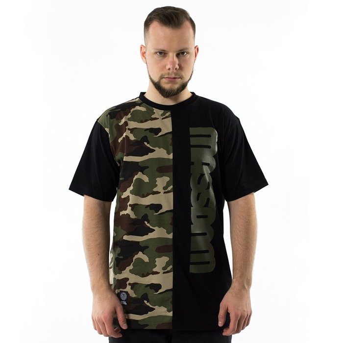 Koszulka męska Mass Denim t-shirt Half Camo black