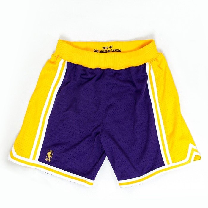 Spodenki koszykarskie Mitchell and Ness authentic shorts HWC Los Angeles Lakers 1996-97