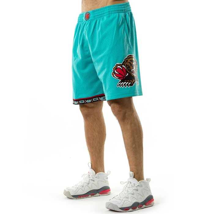 Mitchell and Ness Swingman Shorts Memphis Grizzlies 199697 teal