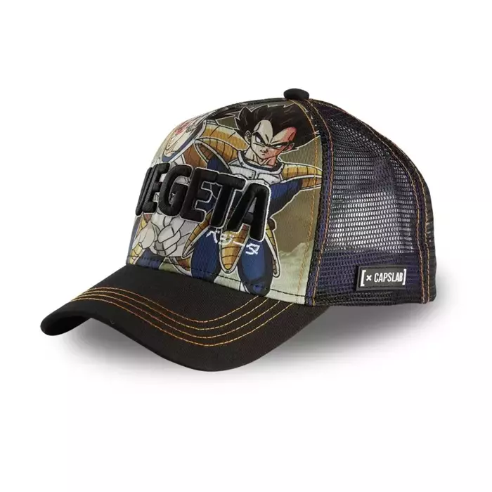 Capslab Casquette Trucker Dragon Ball Z Vegeta Multicolor Black Vegeta