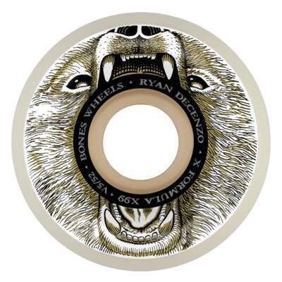 Bones Wheels X-Formula Decenzo Bear Grills V5 Sidecut 99A 4szt. white (52mm)