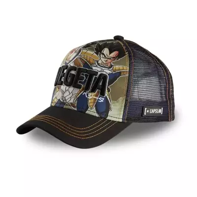 CapsLab Casquette Trucker Dragon Ball Z Vegeta multicolor/black