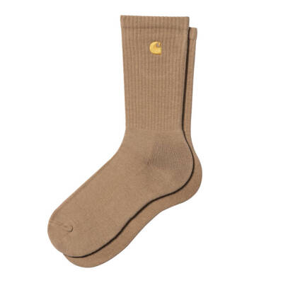 Carhartt WIP socks Chase peanut / gold