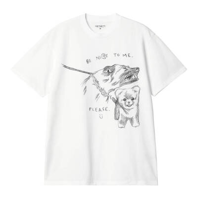 Carhartt WIP t-shirt Pepe Be Nice white