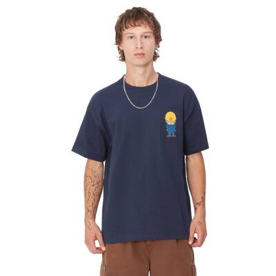 Carhartt WIP t-shirt Sumimasen air force blue