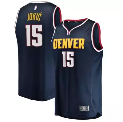 Fanatics Replica Jersey NBA Icon Edition Denver Nuggets Nikola Jokić navy