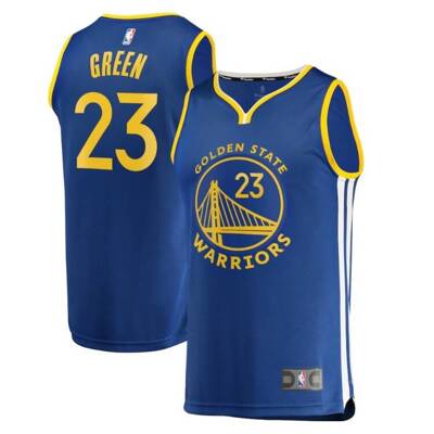 Fanatics Replica Jersey NBA Icon Edition Golden State Warriors Draymond Green blue (youth collection)