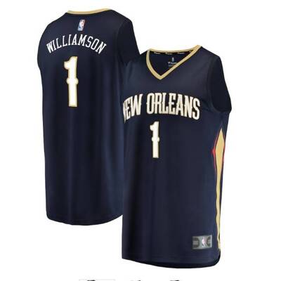 Fanatics Replica Jersey NBA Icon Edition New Orleans Pelicans Zion Williamson navy