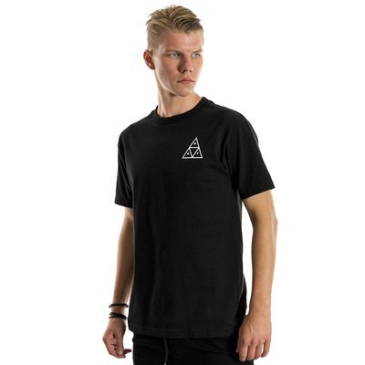 HUF t-shirt Essentials Triple Triangle black