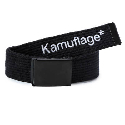 Kamuflage* belt Classic black / white