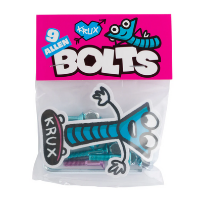 Krux Trucks nuts & bolts Allen Krome 1" blue / pink