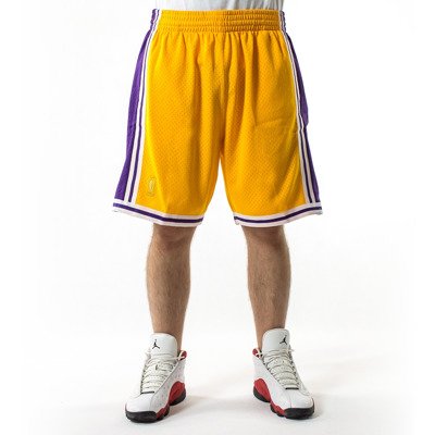 Mitchell and Ness Swingman Shorts Los Angeles Lakers Home 1996-97 yellow (kids collection)