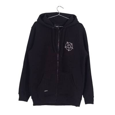 Nervous sweatshirt Zip Hoody Superstar black