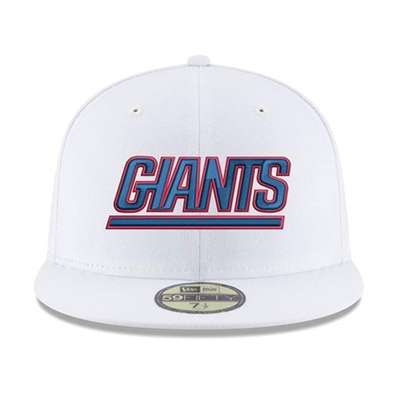 New Era cap 59FIFTY Script Logo NFL New York Giants white