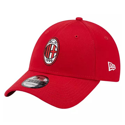 New Era cap 9FORTY Strapback Core Logo AC Milan red