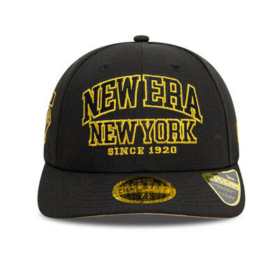 New Era fitted cap 59FIFTY 59FIFTY Fitted Cap Wordmark black-gold