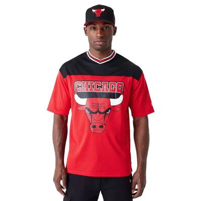 New Era t-shirt Arch Graphic Jersey T-Shirt NBA Chicago Bulls red