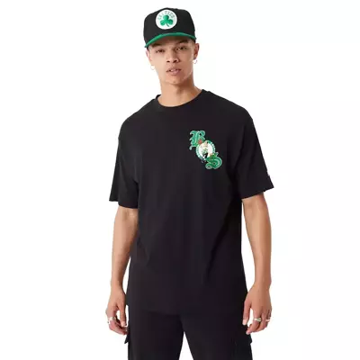 New Era  t-shirt Core Oversized NBA Boston Celtics black