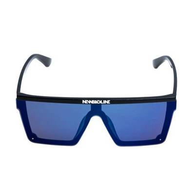 NewBadLine sunglasses Flexi Polarized black / flash blue - mirror