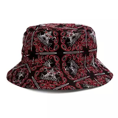 Thrasher Bandana Bucket Hat black / red