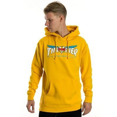 Thrasher sweatshirt hoody Collab Gold