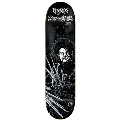 Zero Skateboards Deck Edwards Scissorhands black 8.25" x 31.9"