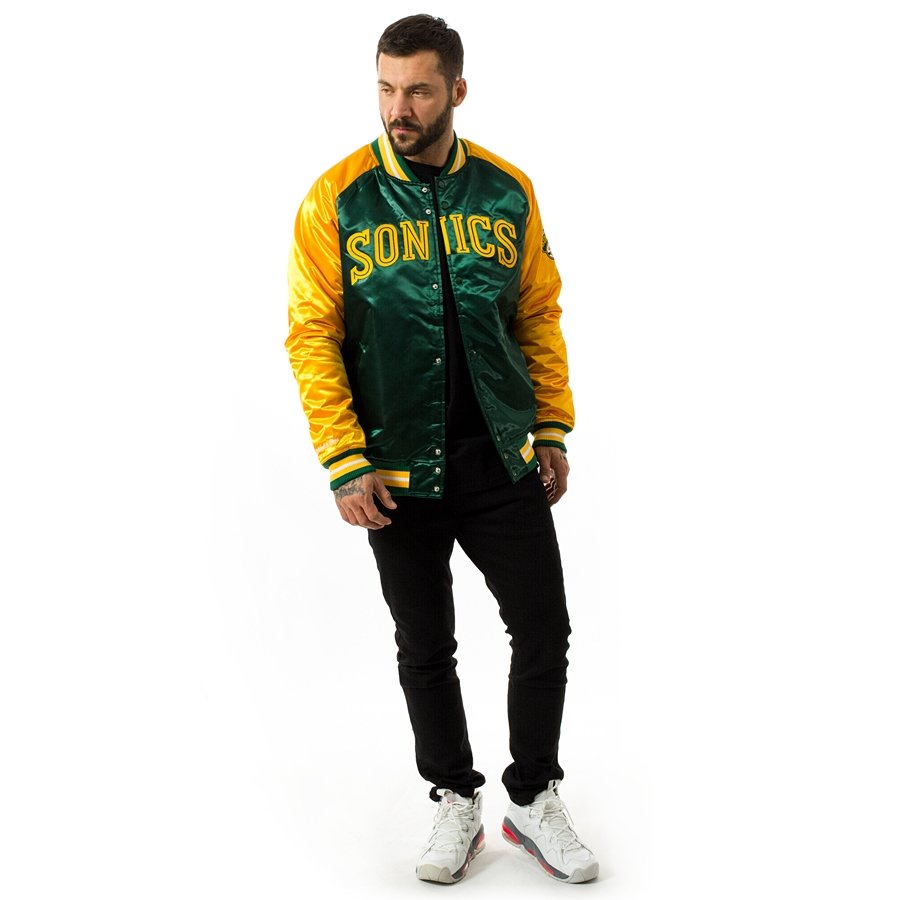 Mitchell & Ness Astros Tough Season Satin Jacket