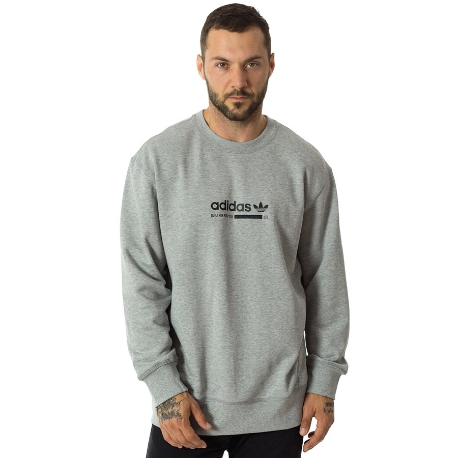 Adidas Originals sweatshirt crewneck Kaval grey heather (DM2023 ...