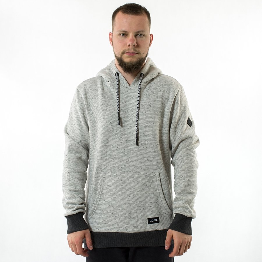 Boar Clothing sweatshirt hoody Capiz grey melange | CLOTHES ...