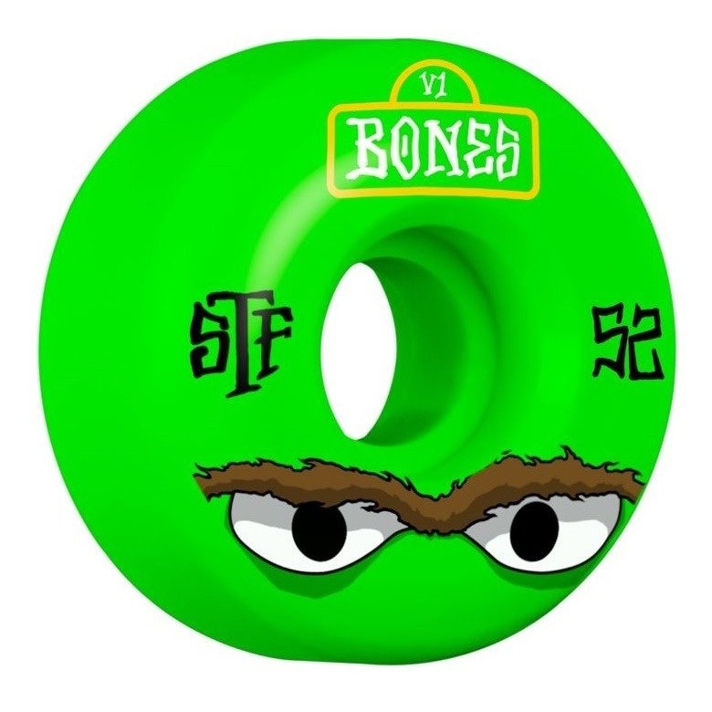 Bones Wheels Means Greens Grn Bones STF V1 green 103A 4szt. (52/54mm