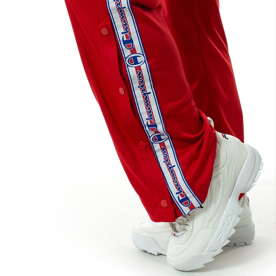 Champion Straight Hem Pants red (111250/F18/RS017) Red | CLOTHES ...