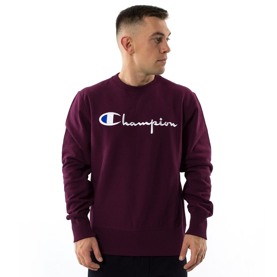 champion burgundy sweatshirt