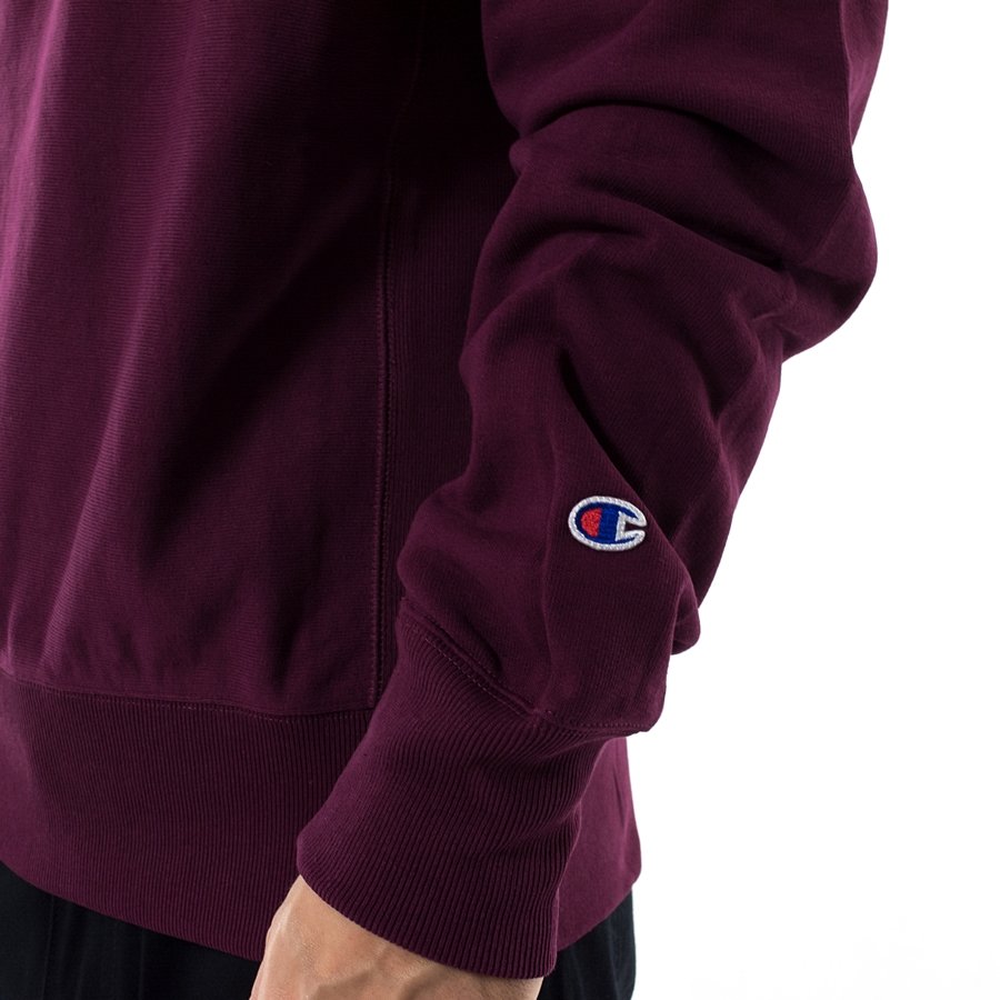 Champion sweatshirt crewneck Reverse Weave burgundy (210975/F17/RS509 ...