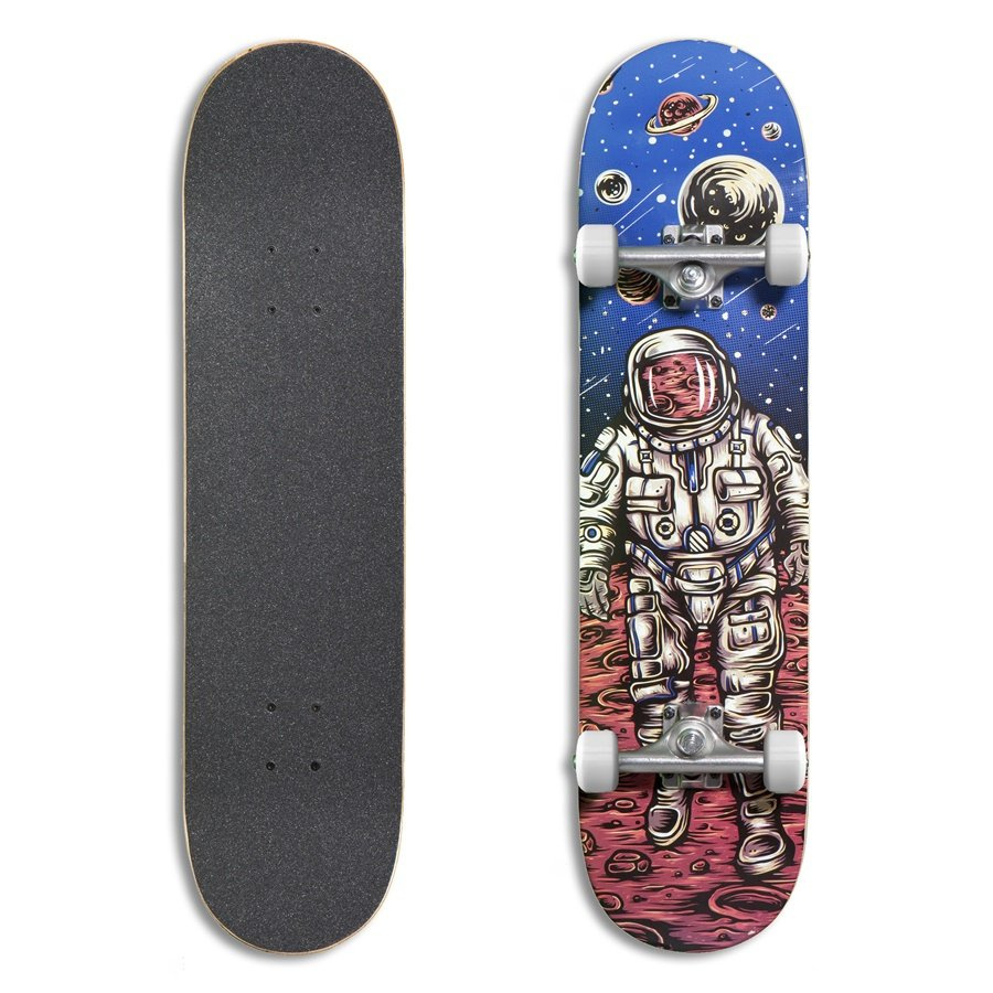 Fish Skateboards skateboard Astronaut 8" x 31.88" SKATEBOARDING
