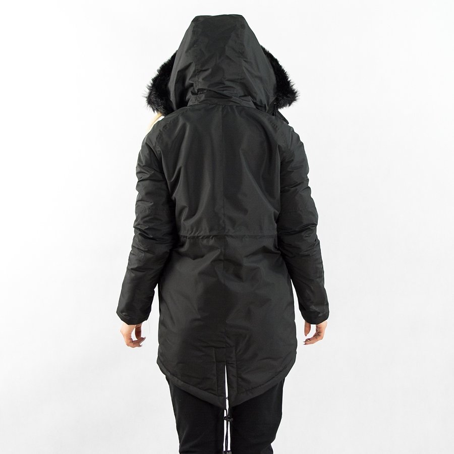 Jungmob jacket Leo Rain Fur black | CLOTHES & ACCESORIES \ Jackets ...