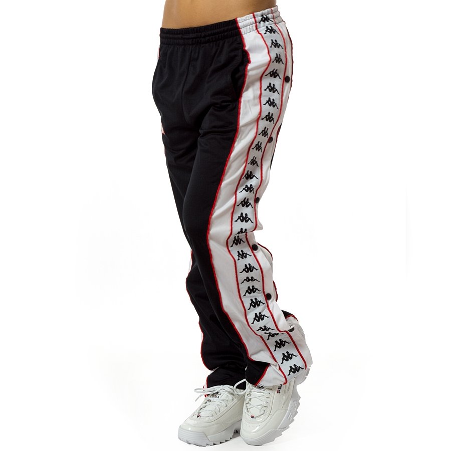 Kappa pants WMNS Authentic Banda Big Day Astroia Snaps black / white ...