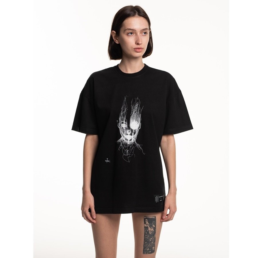 Le Fantome x Kellen oversize t-shirt Blind black Female | CLOTHES ...