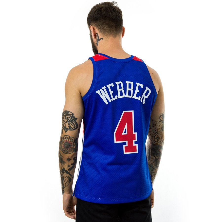 Chris Webber Washington Bullets Jersey by Mitchell & Ness-NWT